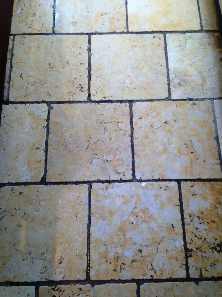 Marble Kitchen Floor Tile Before