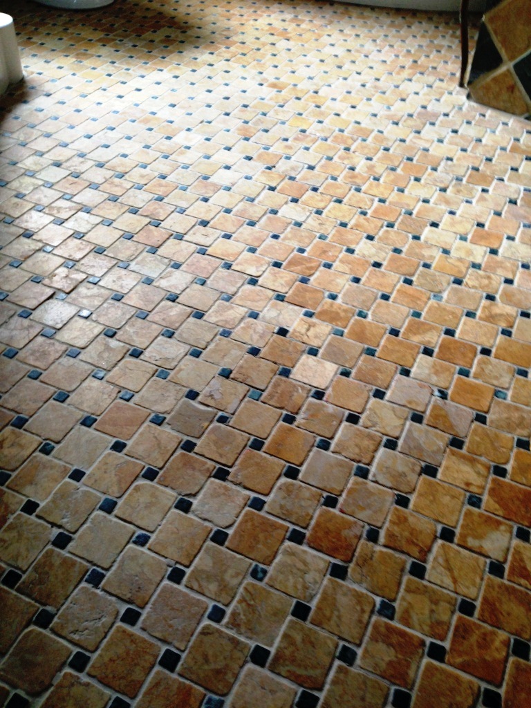 Marble floor Tiles After Cleaning