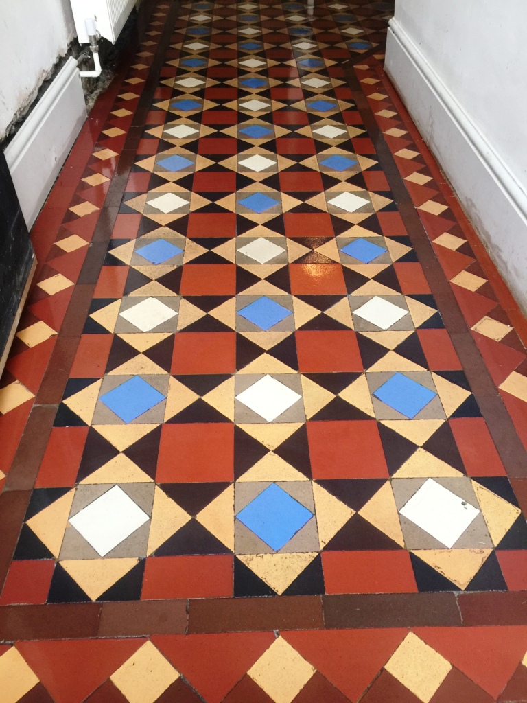 Victorian Tiled Hallway After Restoration Fulham