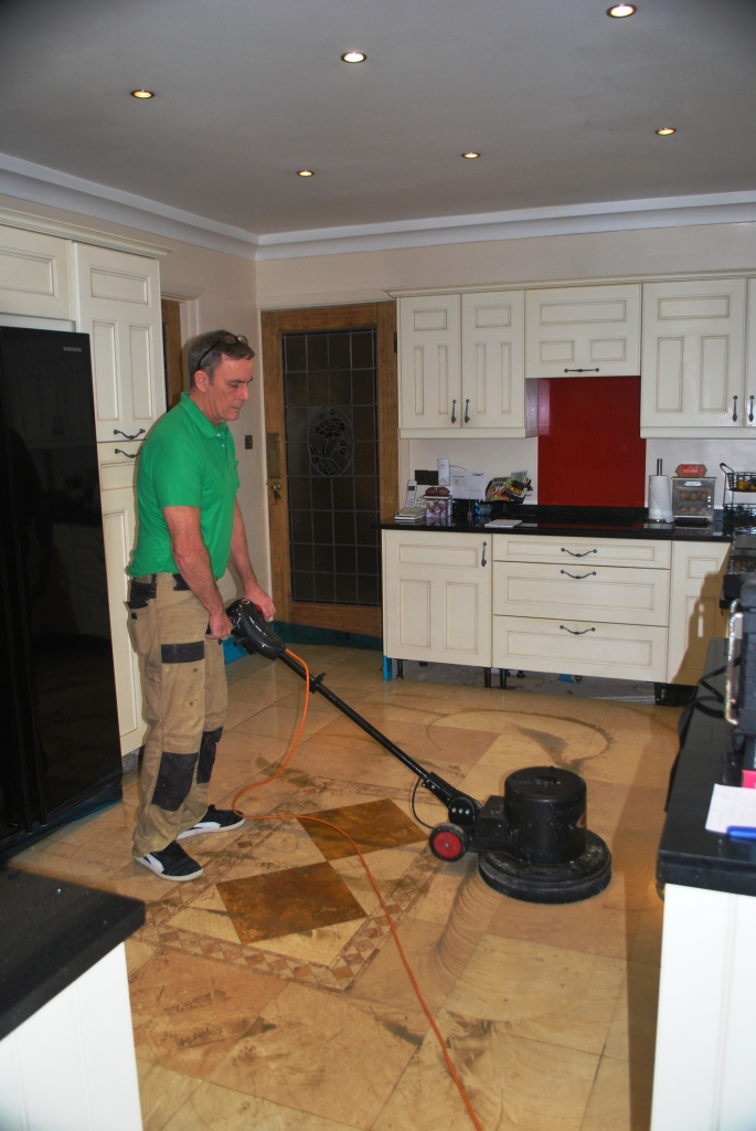 Pitted Travertine Floor During Cleaning Limpsfield Chart