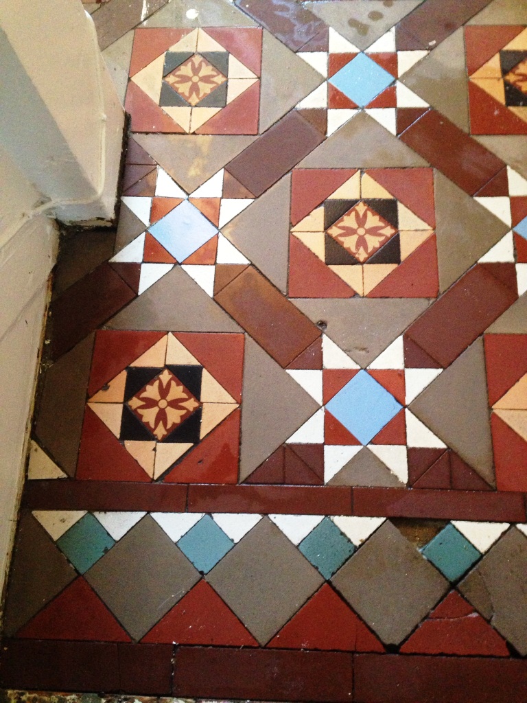 Victorian Tiled Floor Balham After Cleaning