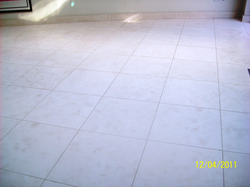 Limestone Floor After