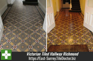 Victorian Tiled Hallway Restoration in Richmond