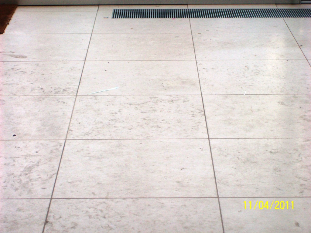 Limestone Floor Before