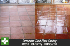 Terracotta Tiled Floor Sealing