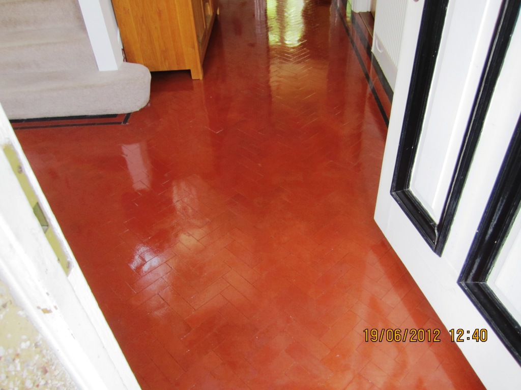 Quarry Tiled Floor in Wallington