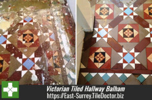 Victorian Tiled Hallway Restoration in Balham