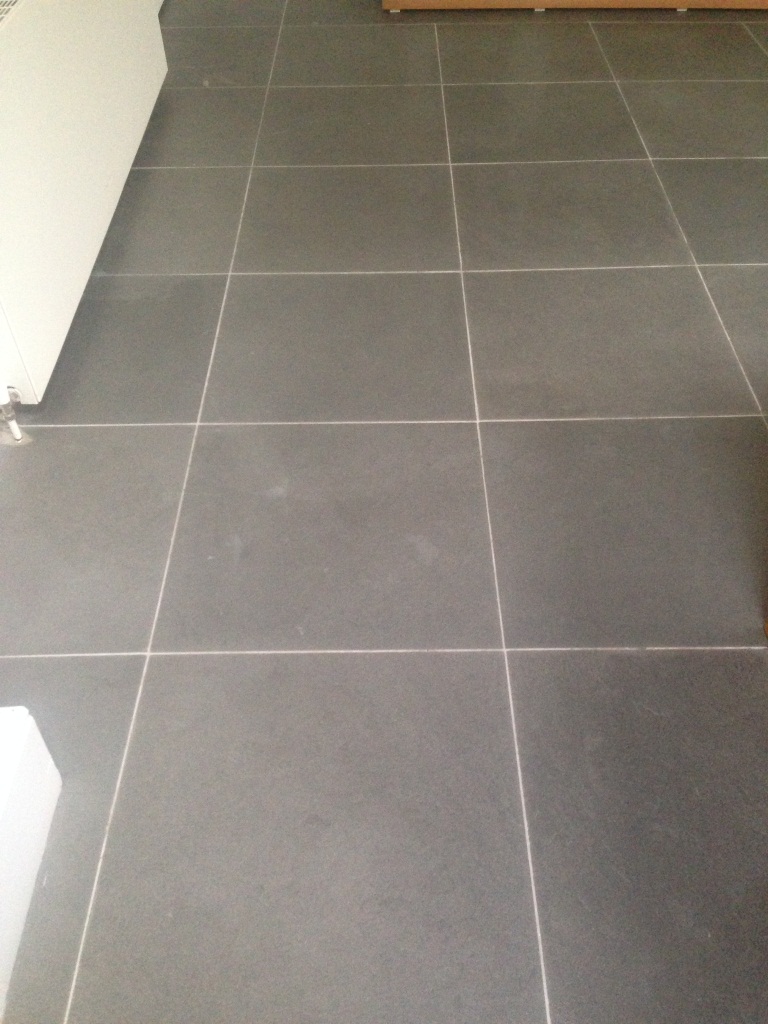 Limestone Floor Fulham Before Sealing 4