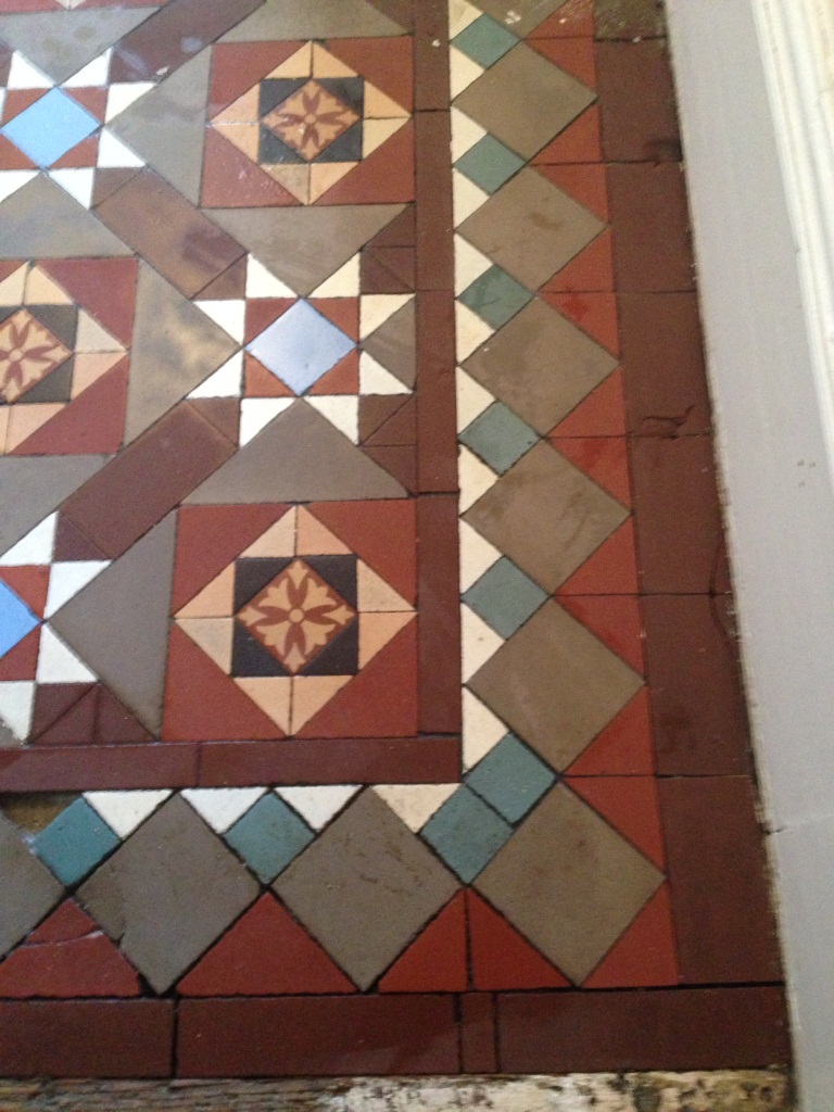 Victorian Tiled Floor Balham After Cleaning