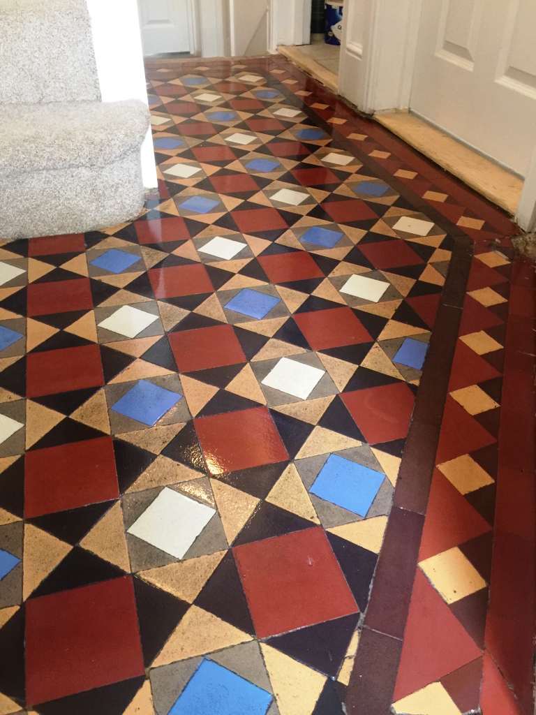 Victorian Tiled Hallway After Restoration Fulham