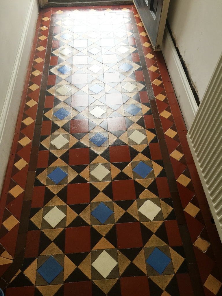 Victorian Tiled Hallway After Restoration Fulham