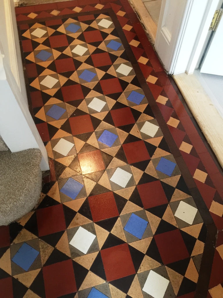 Victorian Tiled Hallway After Restoration Fulham