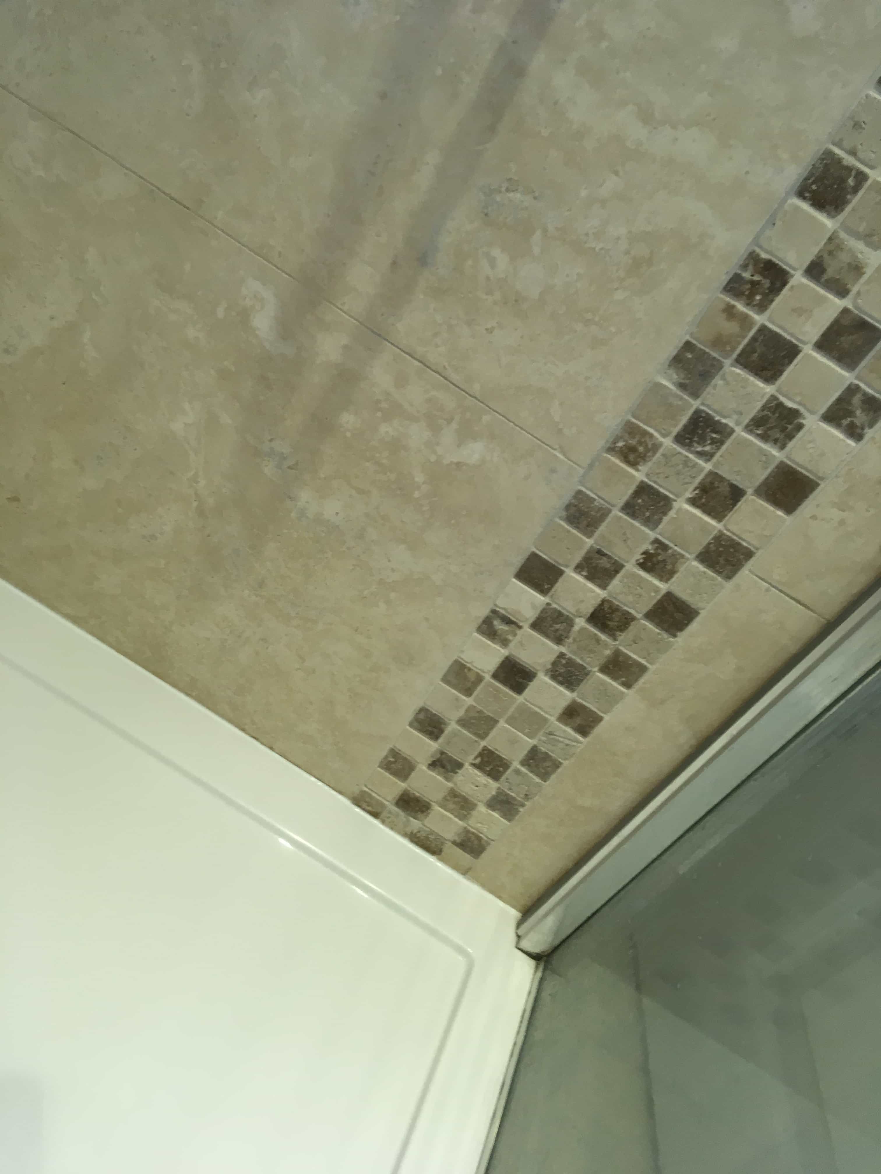 Travertine Shower Tiles After Refresh Leatherhead